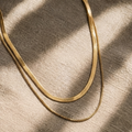 18k Gold Plated Layered necklace